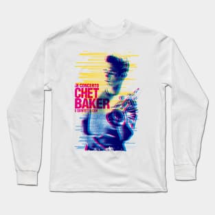 Chet Baker tour graphic Long Sleeve T-Shirt